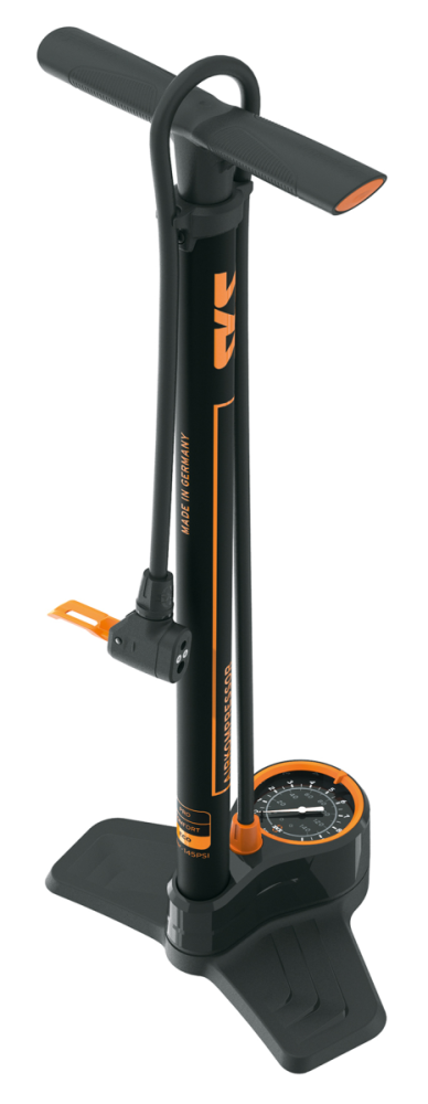 SKS Standpumpe Airkompressor 10.0 Stahl Multi Valve mit Manometer