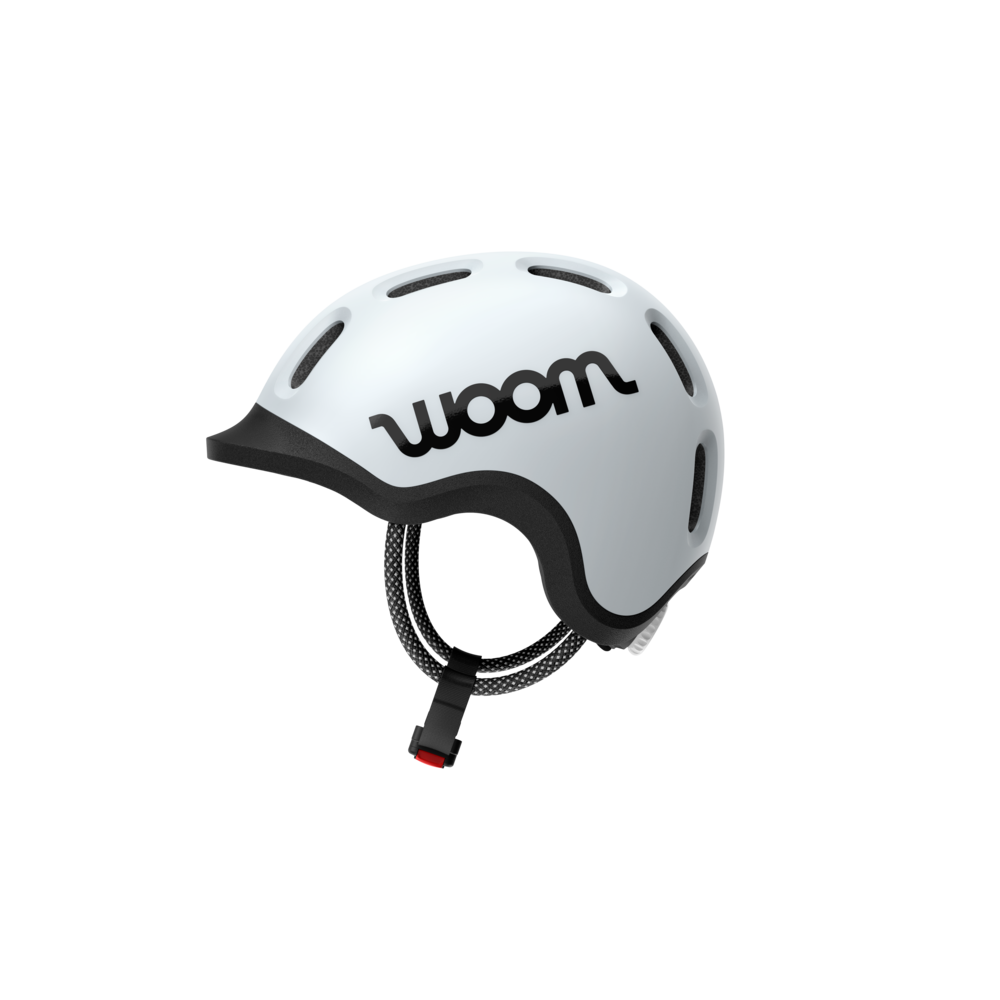 Woom READY Kinderhelm S 50-53 cm hellgrau matt