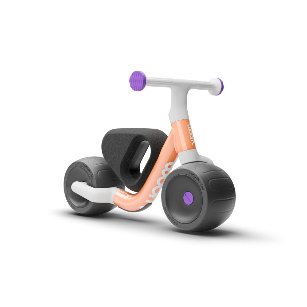 Woom WOW 0 Kinder-Laufrad POP peach
