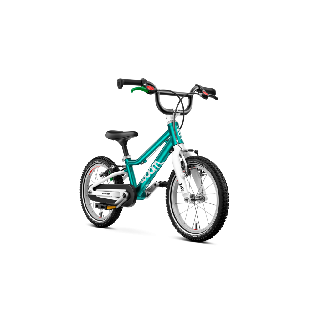 Woom GO 2 Kinderfahrrad 14" petrol met. H