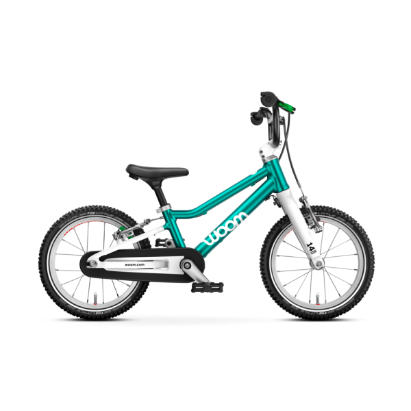 Woom GO 2 Kinderfahrrad 14" petrol met. H