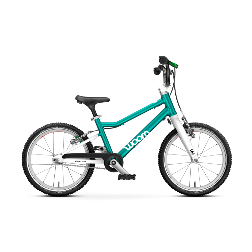 Woom GO 3 Kinderfahrrad 14" petrol met. H