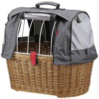 KlickFix Doggy Basket Hundekorb 40 Liter mit Verdeck und GTA-Kupplung