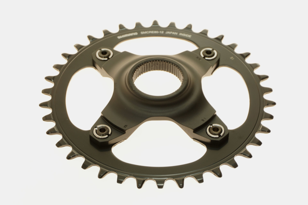 Shimano Kettenblatt STEPS 12Gang 38Z 53mm Lochkreis 104mm SM-CRE80-12B