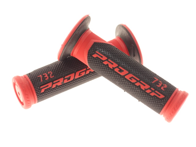 Progrip Griffe Mofa 22/24mm 732 rot/schwarz