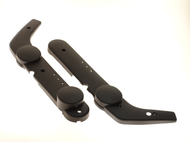 CIF Seitenschutz Piaggio Ciao Vario Schwarz Matt - Paar