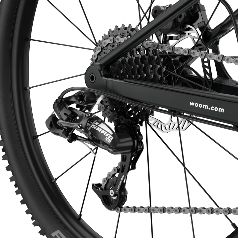 Woom OFF Air 4 Kinder-Mountainbike 20" schwarz matt