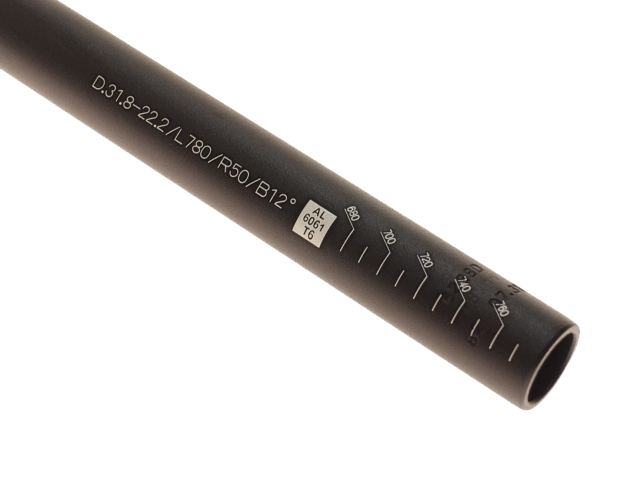 Humpert Lenker 31.8mm 780mm MTB ergotec 6 Alu6061 schwarz-sand