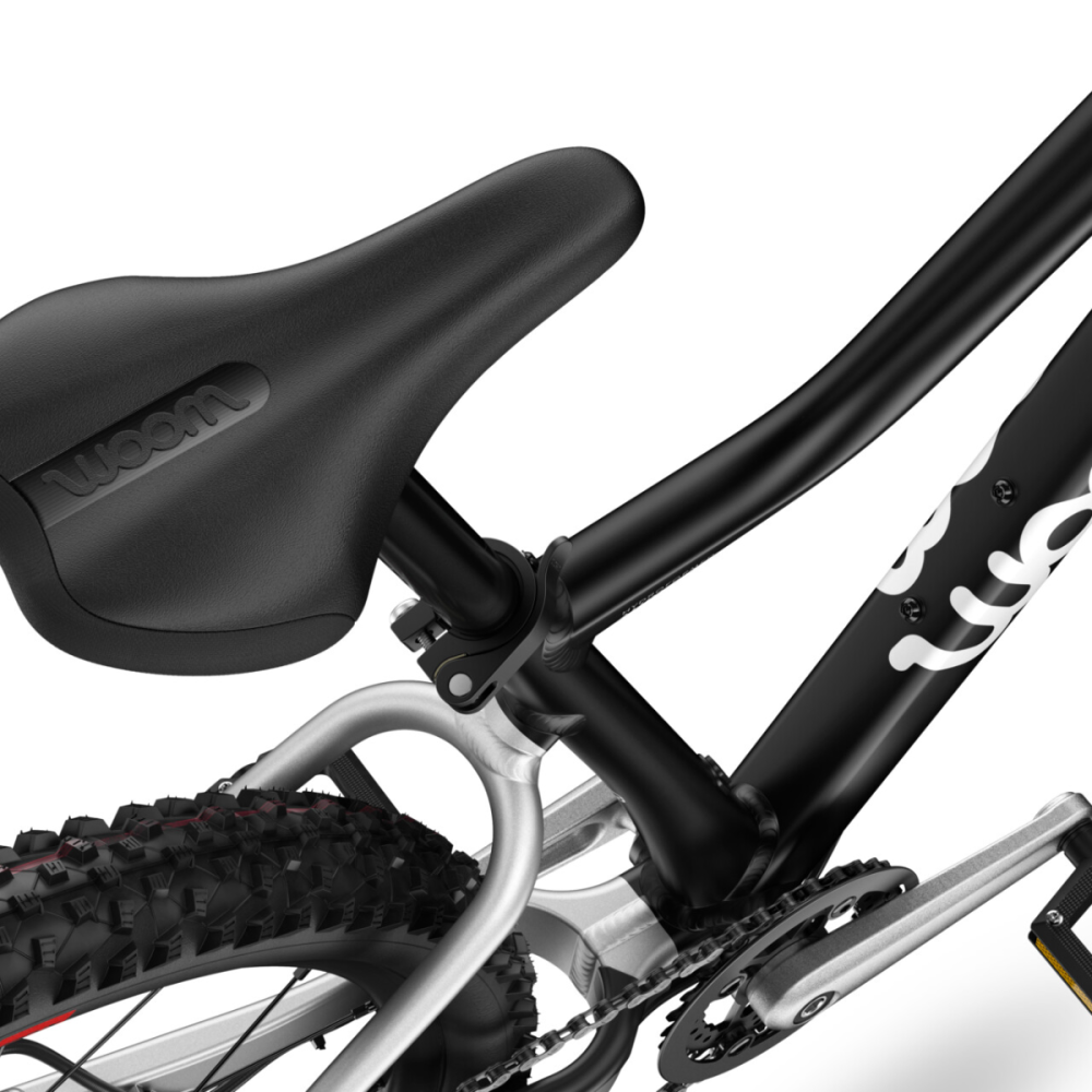 Woom OFF AIR 5 Kinder-Mountainbike 24" schwarz matt